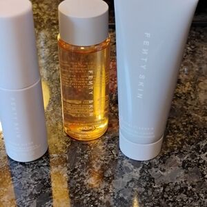 Fenty Beauty Skincare Set with White and Orange